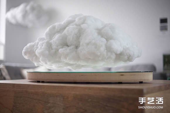 采用磁悬浮技术的云朵造型蓝牙音箱设计
