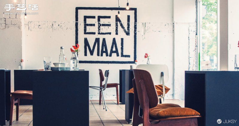 荷兰只允许一个人用餐的餐厅Eenmaal