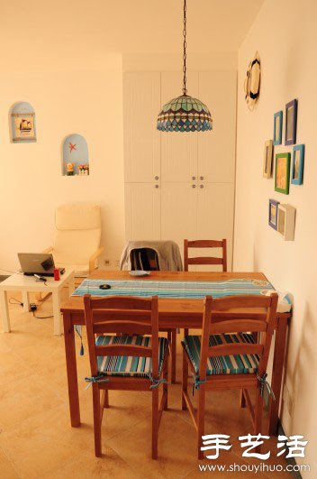 地中海风格一居室小户型装修图