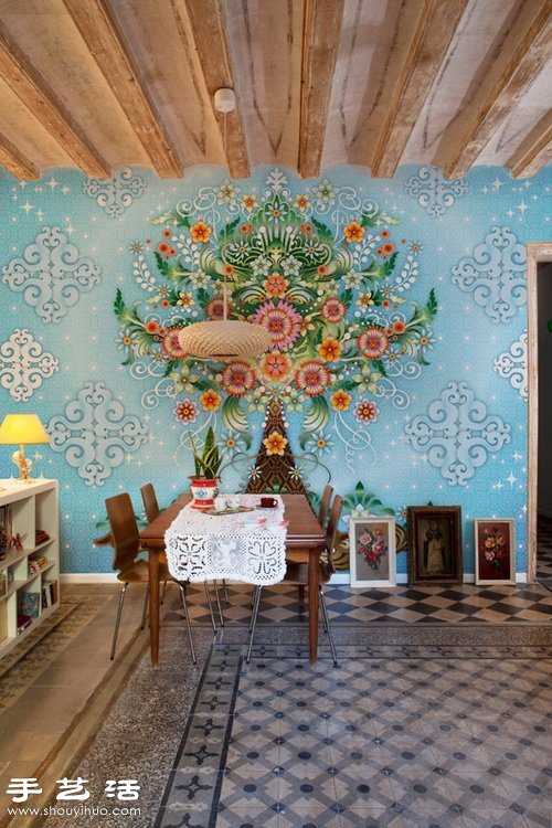 拉丁美洲风情的家居墙纸墙饰装饰