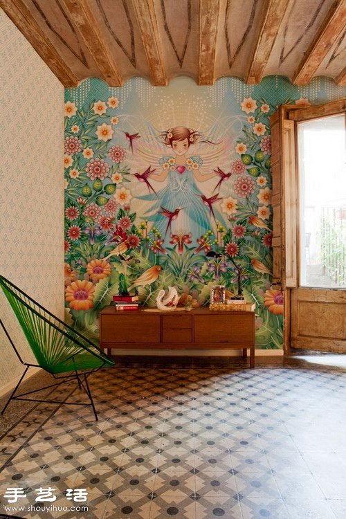 拉丁美洲风情的家居墙纸墙饰装饰