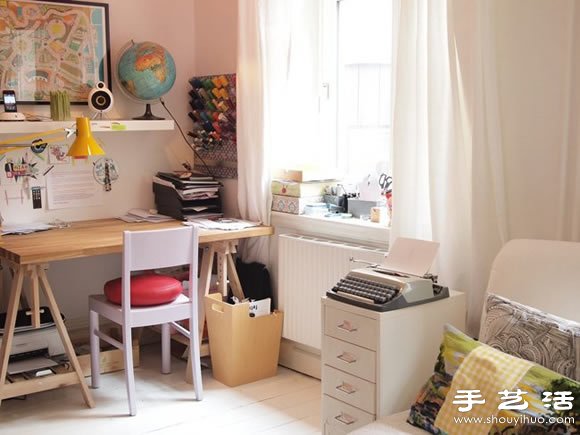 温馨简单的一居室单身公寓布置设计