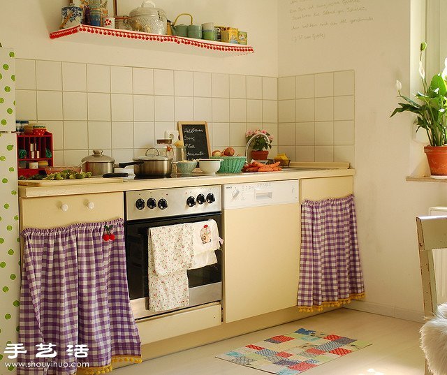德国女孩用自己的手作布置的温馨家居