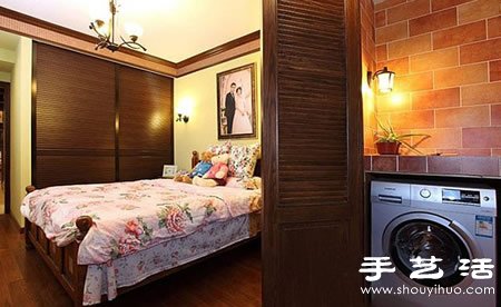55平米暖色系温馨小户型家居装修设计