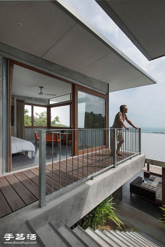 泰国苏美岛拥抱自然的开放式度假屋设计