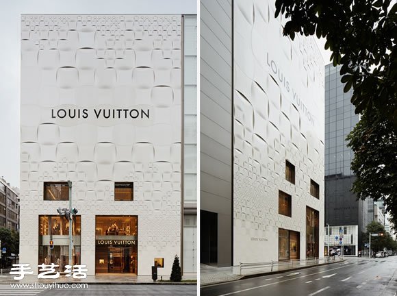 时尚品牌 LV 东京银座店建筑外观设计