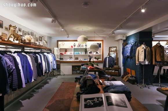 Tenue de Nîmes 男士服饰店铺布置设计