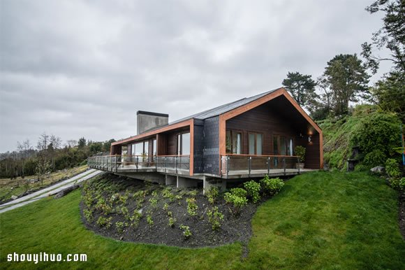 智利南部无敌湖景木屋式别墅装修设计