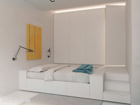 将60平米小空间利用到极致的家居装潢设计