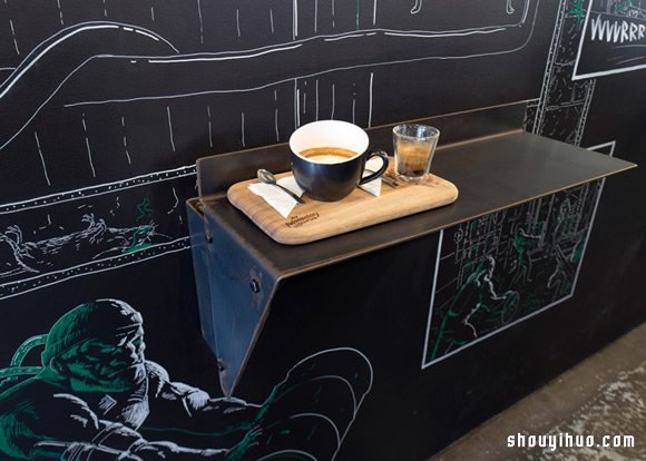 澳洲漫画爱好者拥有的车道咖啡厅装修设计