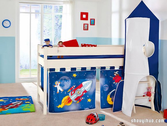 趣味主题儿童房装修设计 满足宝贝的幻想!