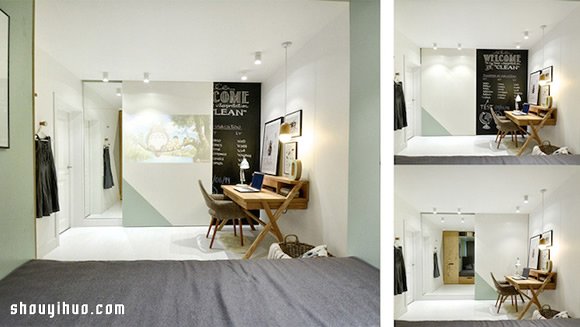 13平米小公寓装修 打造超强收纳能力卧室