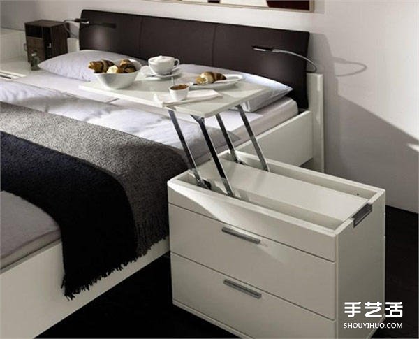 29款别具特色的家居床头柜摆放布置设计
