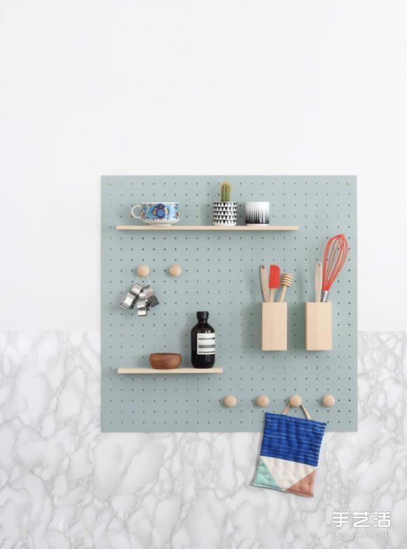 小资情调：6种简单又有创意的墙面收纳DIY