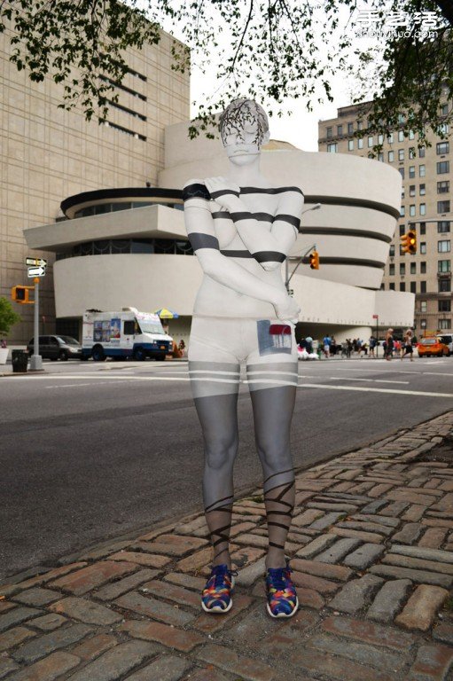 让人隐形变身的纽约街头人体彩绘艺术