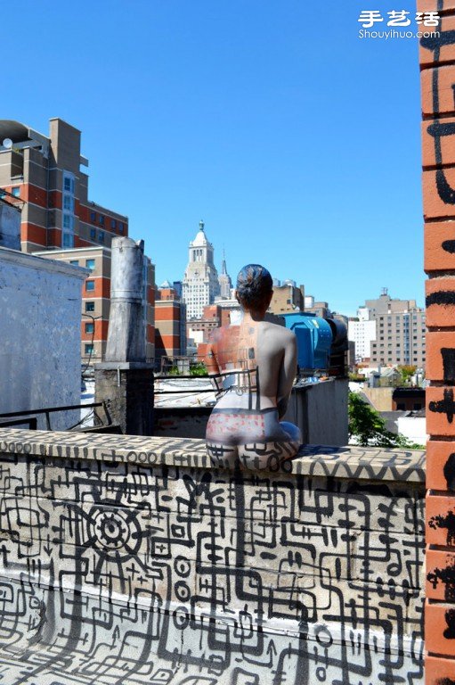 让人隐形变身的纽约街头人体彩绘艺术