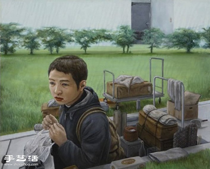 日本超现实主义画家石田彻也绘画作品欣赏