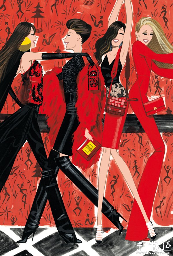 西班牙Jordi Labanda插画设计——VOGUE JAPAN