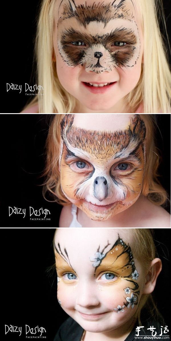 孩子脸上的绘画作品——“baby face”