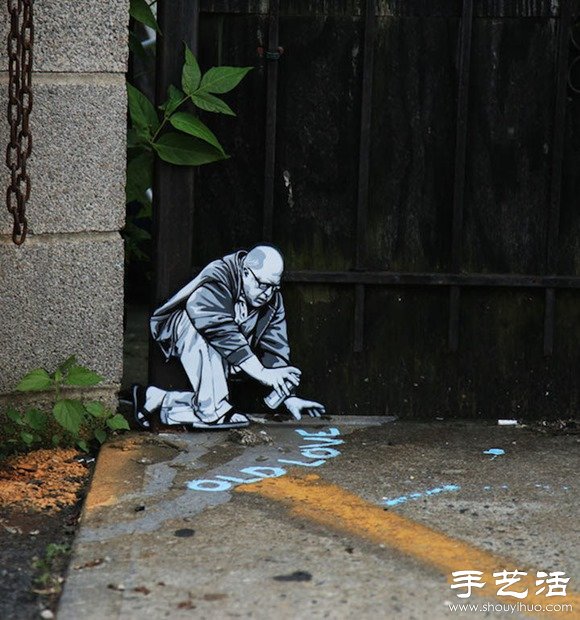 木板+涂鸦 创意DIY街头立体涂鸦艺术