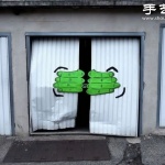法国街头艺术家OakoAk涂鸦作品