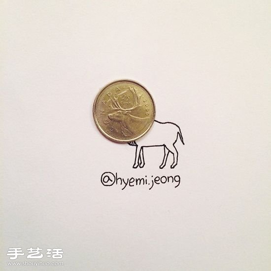 韩国插画师Hyemi Jeong的创意简笔画