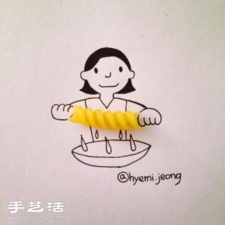 韩国插画师Hyemi Jeong的创意简笔画(续)
