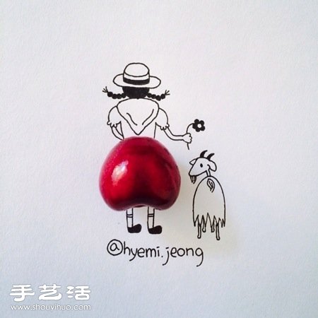 韩国插画师Hyemi Jeong的创意简笔画(续)