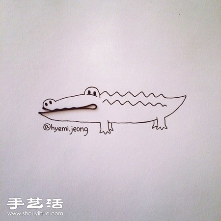 韩国插画师Hyemi Jeong的创意简笔画(续)