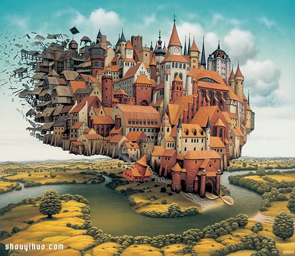 Jacek Yerka 带你进入梦境般的插画世界！