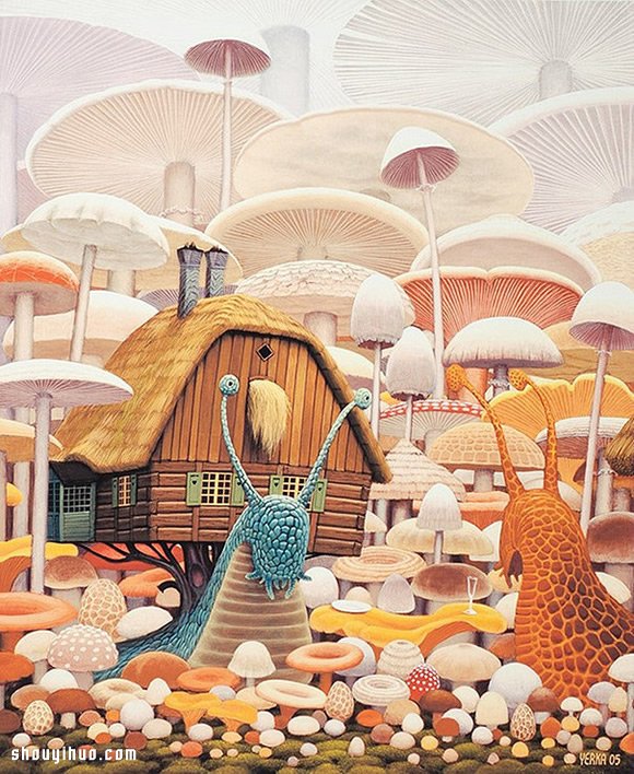 Jacek Yerka 带你进入梦境般的插画世界！