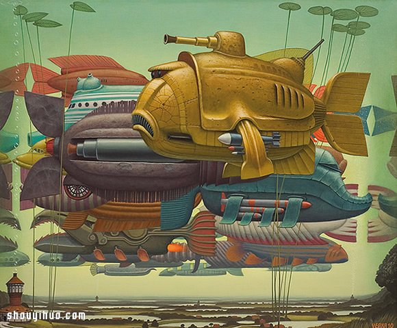 Jacek Yerka 带你进入梦境般的插画世界！