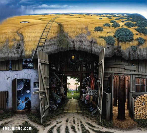 Jacek Yerka 带你进入梦境般的插画世界！
