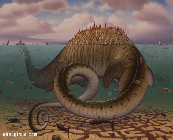 Jacek Yerka 带你进入梦境般的插画世界！