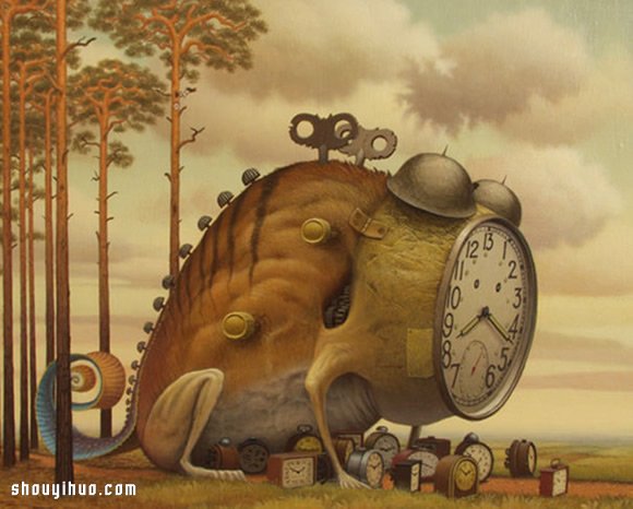 Jacek Yerka 带你进入梦境般的插画世界！