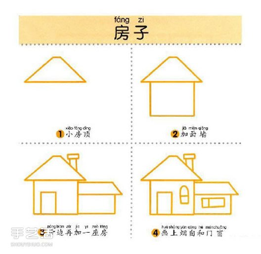 9个简单又有趣的建筑物简笔画的画法