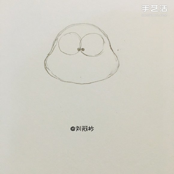 搞笑卡通胖蛇简笔画的画法图片教程