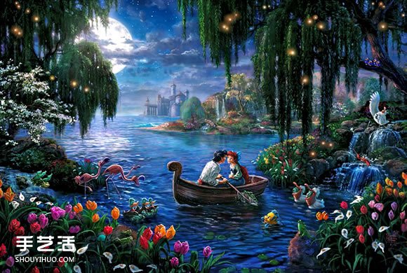 从来没有见过这样的迪士尼场景 如此绝美！