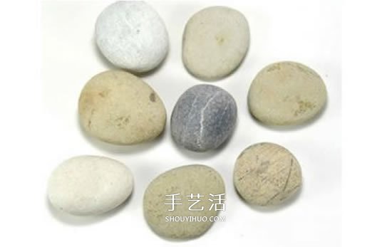 石头画七星瓢虫的教程 简单七星瓢虫石绘图解