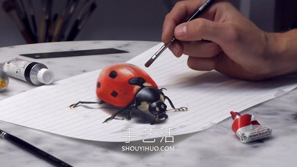 这位艺术家创作虚幻深度3D绘画令人难以置信