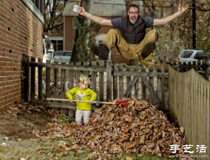 创意摄影：最好爸爸和女儿的《韩国奇遇记》