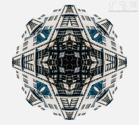 创意摄影：将建筑DIY成万花筒