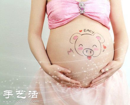 孕妇大肚照 充满童趣和创意的摄影作品