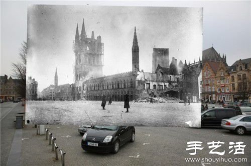 穿越百年：一战老照片与现实城市的创意DIY