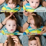 【摄影作品】妈妈用自己的长发DIY宝宝搞怪发型
