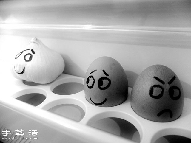 DIY有趣的创意鸡蛋摄影