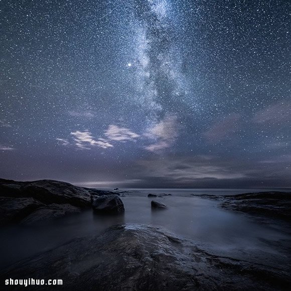 有多久没看见星星？ 芬兰星光点点夜空摄影