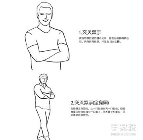 男人拍照姿势动作图解 男人拍照POSE小技巧