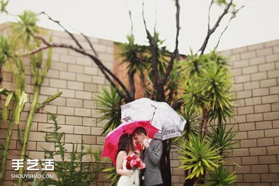 雨天也能演绎浪漫 唯美浪漫的雨中婚纱摄影
