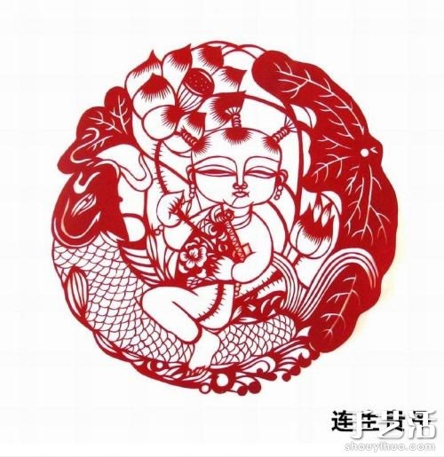 传统手工：春节窗花剪纸欣赏